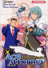  Ace attorney Phoenix Wright T3, manga chez Kurokawa de Kuroda, Capcom , Maekawa