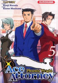  Ace attorney Phoenix Wright T5, manga chez Kurokawa de Kuroda, Capcom , Maekawa