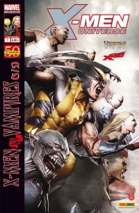  X-Men Universe – Revue V 1, T7 : La malédiction des mutants (5/5) - X-Men vs Vampires (0), comics chez Panini Comics de Liu, Remender, Gischler, Way, Opeña, Pierfederici, Medina, White, Gracia, Granov