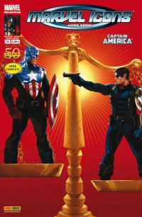  Marvel Icons - Hors série T23 : Le procès de Captain America (0), comics chez Panini Comics de Brubaker, Acuña, Guice, Martin, Sotomayor, Breitweiser, Djurdjevic