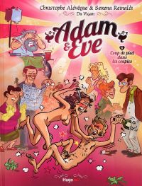  Adam et Eve T1 : Coup de pied dans les couples (0), bd chez Hugo BD de Alévèque, Reinaldi, Duvigan, Lenoble