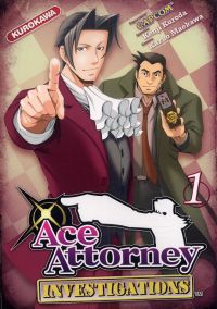  Ace attorney Investigations T1, manga chez Kurokawa de Kuroda, Capcom , Maekawa