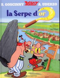  Astérix T2 : La serpe d'or (0), bd chez Hachette de Goscinny, Uderzo