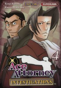  Ace attorney Investigations T4, manga chez Kurokawa de Capcom , Kuroda, Maekawa