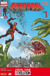  Deadpool (revue) – V 4, T1 : Marvel Now ! - Deadpool Président ! (0), comics chez Panini Comics de Duggan, Posehn, Van Lente, Talajic, Moore, Staples, Darrow