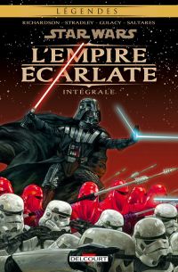 Star Wars - L'Empire écarlate, comics chez Delcourt de Stradley, Richardson, Saltares, Gulacy, Russel, Brandt, Stamp, Digital broome, Stewart, Bartolo, Dorman