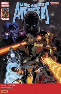  Uncanny Avengers (revue) T6 : Dans la zone neutre (0), comics chez Panini Comics de Ewing, Remender, Schiti, Acuña, Land, Delgado, d' Armata, White