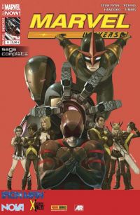  Marvel Universe – V 3, T9 : L'éternelle chute (0), comics chez Panini Comics de Ryan, Handoko, Ackins, Timms, Redmond, Choo