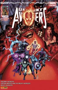  Uncanny Avengers (revue) T8 : Avengers du surnaturel ! (0), comics chez Panini Comics de Ewing, Remender, Ross, Larroca, Coello, Renaud, Rosenberg, Milla, Adams