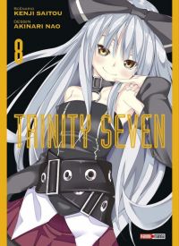 Trinity seven T8, manga chez Panini Comics de Saitô, Nao