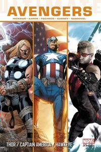 Ultimate Comics : Avengers : Thor / Captain America / Hawkeye (0), comics chez Panini Comics de Aaron, Hickman, Pacheco, Garney, Sandoval, Anderson, Milla, Charalampidis, Keith, Delgado, Vines, Andrews