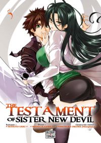  The testament of sister new devil  T5, manga chez Delcourt de Tetsuto, Kasiwa, Nitroplus