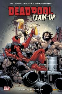  Deadpool Team-up T3 : Mytho mais logique (0), comics chez Panini Comics de Peyer, Van Lente, Tieri, Young, Brandon, Talajic, Chabot, Staggs, Greene, Perez, Rauch, Brown, Mossa, Ramos