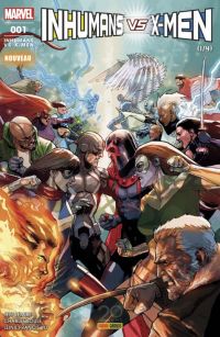  Inhumans vs X-Men T1, comics chez Panini Comics de Lemire, Soule, Yu, Alanguilan, Curiel