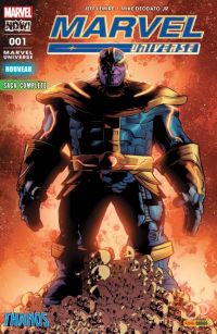  Marvel Universe (revue) (V5) T1 : Le retour de Thanos (0), comics chez Panini Comics de Lemire, Deodato Jr, Martin jr