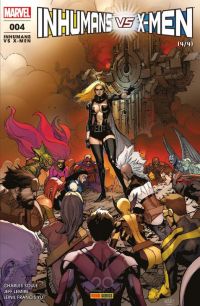  Inhumans vs X-Men T4, comics chez Panini Comics de Soule, Lemire, Balak, Yu, Alanguilan, Mossa, Curiel