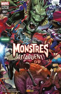 Les Monstres Attaquent ! T1, comics chez Panini Comics de Corin, Zub, Bunn, Izaakse, Land, Walker, McNiven, Curiel, Rosenberg, d' Armata