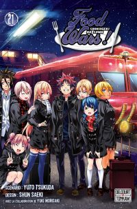  Food wars  T21, manga chez Delcourt Tonkam de Tsukuda, Saeki