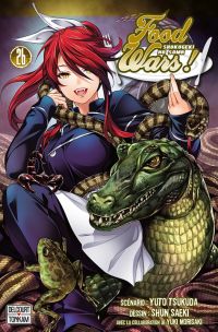  Food wars  T26, manga chez Delcourt Tonkam de Tsukuda, Saeki