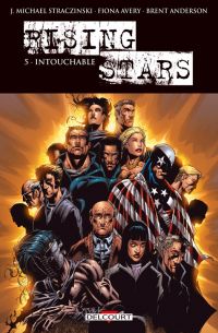  Rising stars T5, comics chez Delcourt de Straczynski, Avery, Zanier, Frank, Anderson, Cha, Finch