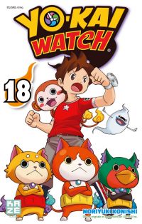  Yo-kai watch  T18, manga chez Kazé manga de Konishi, Level-5