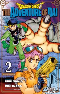  Dragon quest - The adventure of Daï T2, manga chez Delcourt Tonkam de Sanjô, Inada