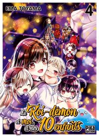 Le roi-démon et moi, et nos 10 enfants  T4, manga chez Pika de Toyama