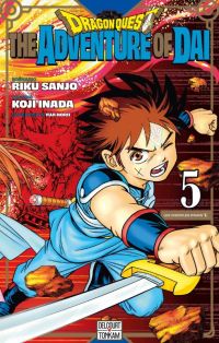  Dragon quest - The adventure of Daï T5, manga chez Delcourt Tonkam de Sanjô, Inada