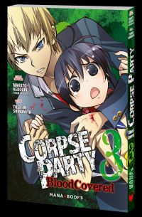  Corpse party blood covered T3, manga chez Mana Books de Kedouin, Shinomiya