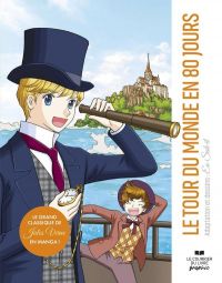 Le tour du monde 80 jours, manga chez Le Courrier du Livre  de Verne