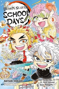  Demon slayer school days T5, manga chez Panini Comics de Hokami, Gotouge