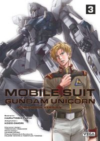 Mobile Suit Gundam Unicorn T3, manga chez Vega de Harutoshi, Yasuhiko, Omori