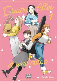  Quatre filles et un coloc T1, manga chez Delcourt Tonkam de Tsuno