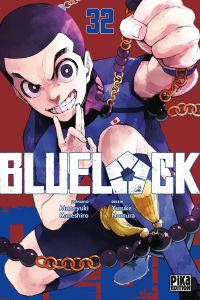  Blue lock T32, manga chez Pika de Kaneshiro, Nomura