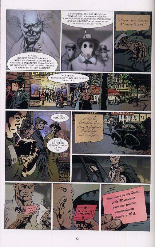 La Brigade Chimérique T5, comics chez L'Atalante de Colin, Serge Lehman, Gess, Bessonneau