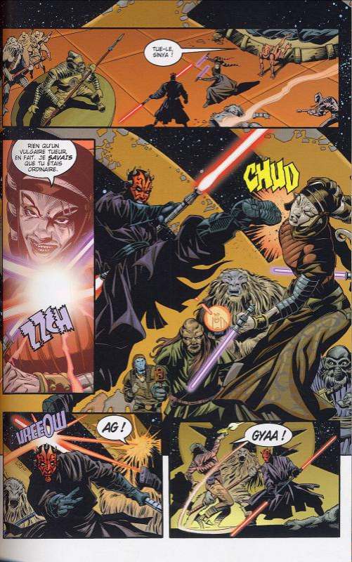  Star Wars - Le côté obscur – Le côté obscur, T2 : Dark Maul (0), comics chez Delcourt de Marz, McBride, Magyar, Duursema