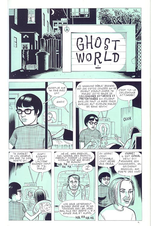 Ghost World, comics chez Vertige Graphic de Clowes