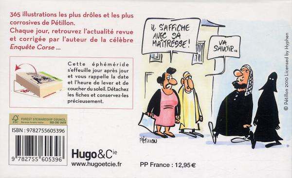Éphémérides 365 jours : Un dessin d'humour par jour (calendrier 2011) (0), bd chez Hugo BD de Pétillon