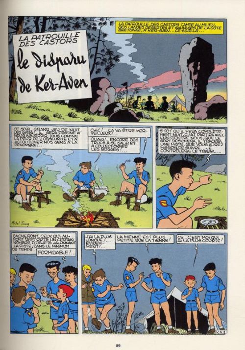 La patrouille des castors T1 : 1954 - 1957 (1), bd chez Dupuis de Charlier, Mitacq