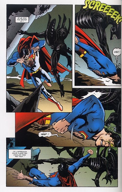  Superman vs Aliens T1, comics chez Soleil de Jurgens, Nowlan, Wright, Android Images