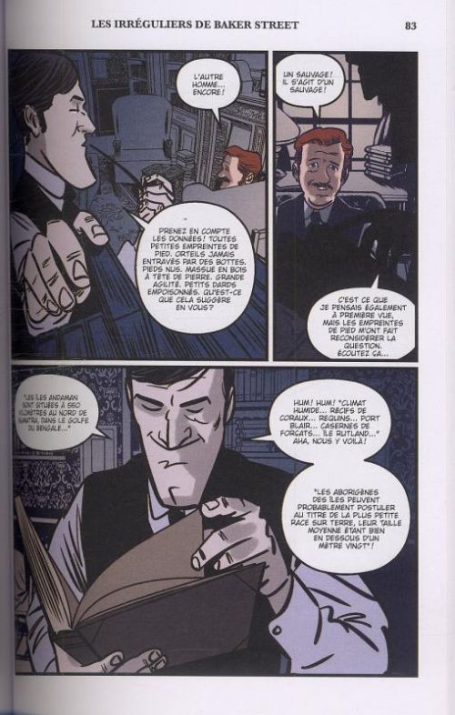 Une Histoire illustrée de Sherlock Holmes T3 : Le Signe des quatre (0), comics chez Akileos de Doyle, Edginton, Culbard