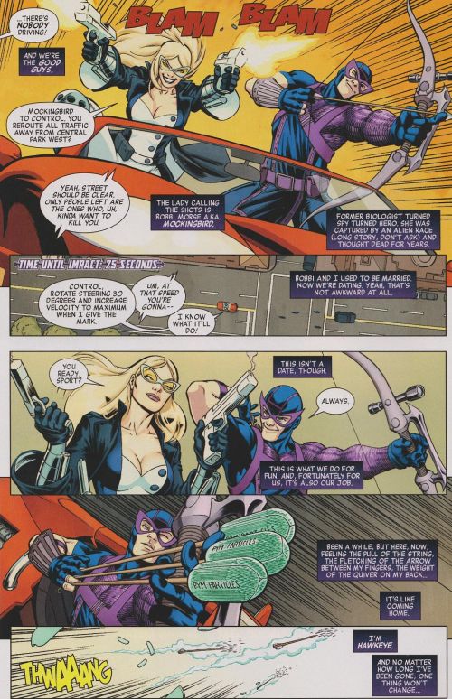  Marvel Heroes Extra T6 : Hawkeye & Mockingbird - Fantômes (0), comics chez Panini Comics de McCann, Lopez, Fairbairn, Renaud