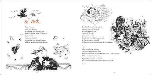 Brassens - chansons illustrées, bd chez Gallimard de Sfar