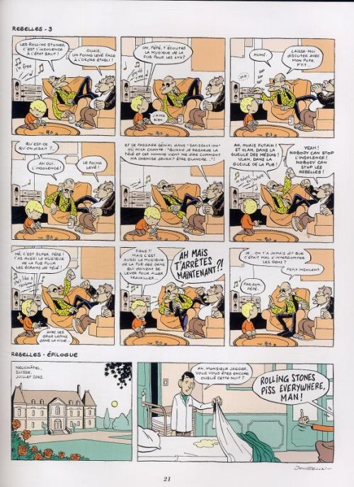 Sympathy for the stones, bd chez Fluide Glacial de Collectif