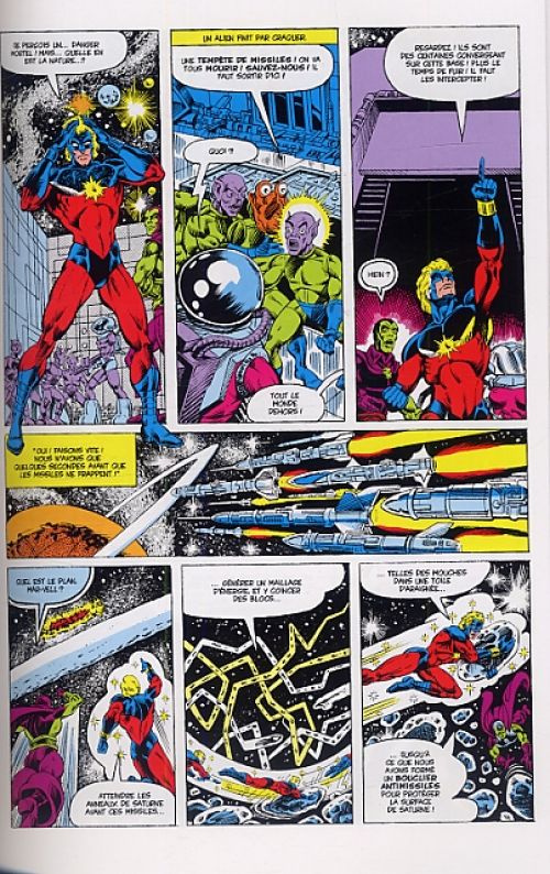 La mort de Captain Marvel, comics chez Panini Comics de Broderick, Englehart, Patterson, Starlin, Moench, Oliff