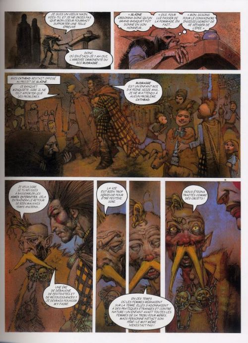  Slaine T1 : Le dieu cornu (1), comics chez Nickel de Mills, Bisley
