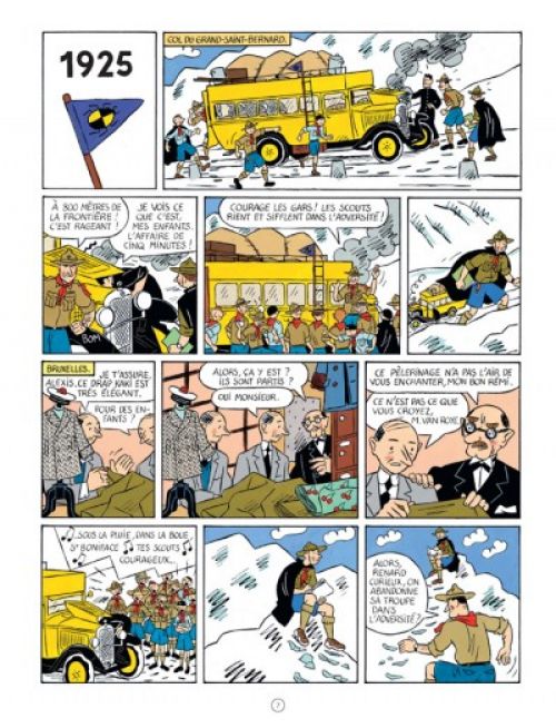 Les Aventures d'Hergé, bd chez Dargaud de Bocquet, Stanislas, Demille