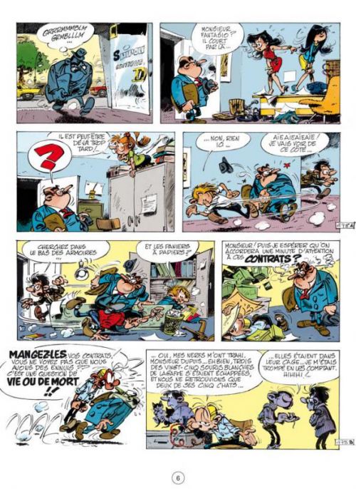 Gaston : Des gaffes et des chats (0), bd chez Dupuis de Jidéhem, Franquin