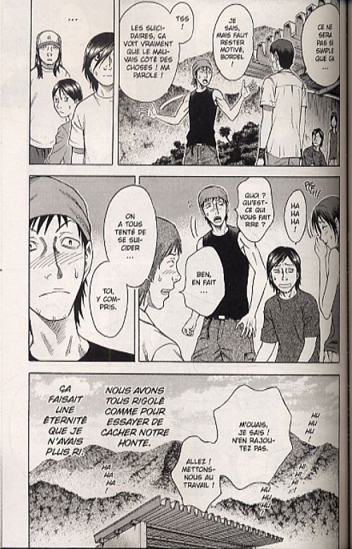  Suicide island T1, manga chez Kazé manga de Mori