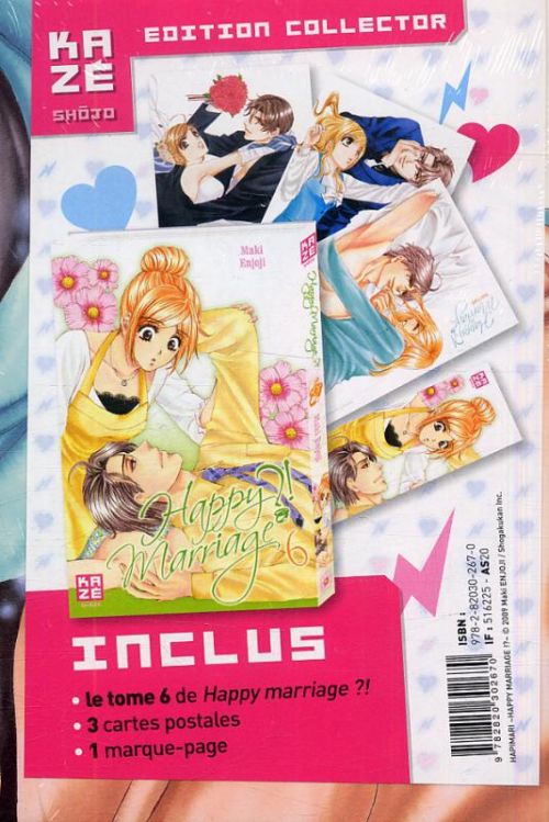  Happy marriage ?! – 1ère édition, T6, manga chez Kazé manga de Enjoji